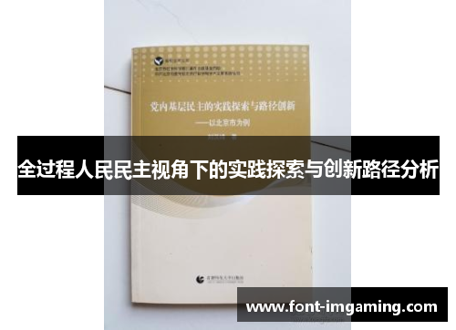 全过程人民民主视角下的实践探索与创新路径分析