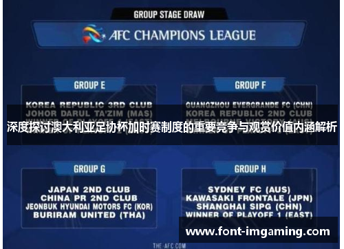 深度探讨澳大利亚足协杯加时赛制度的重要竞争与观赏价值内涵解析 深度探讨澳大利亚足协杯加时赛制度的重要竞争与观赏价值内涵解析